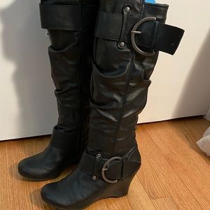 UNIONBAY | Shoes | Unionbay Wedge Boots 